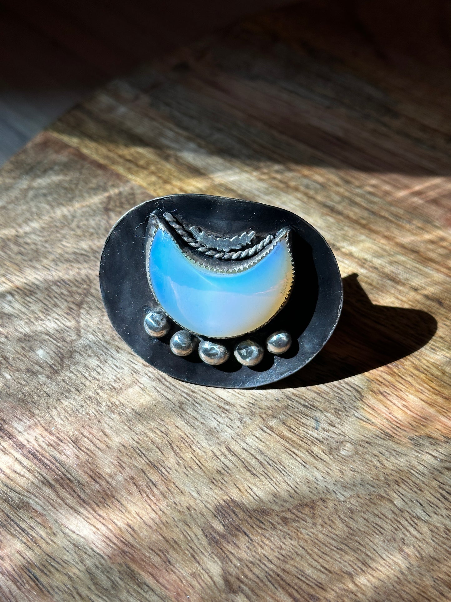 Opalite Moon Bolo