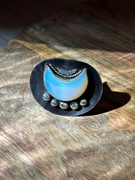 Opalite Moon Bolo