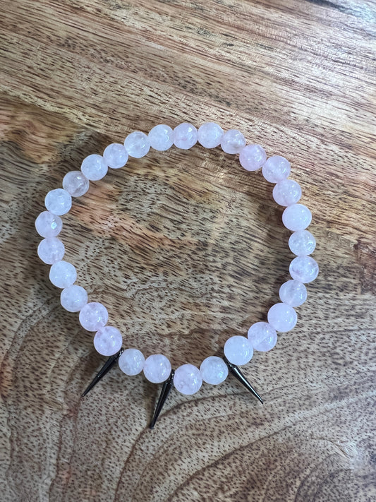 Rose Quartz & B Spikes