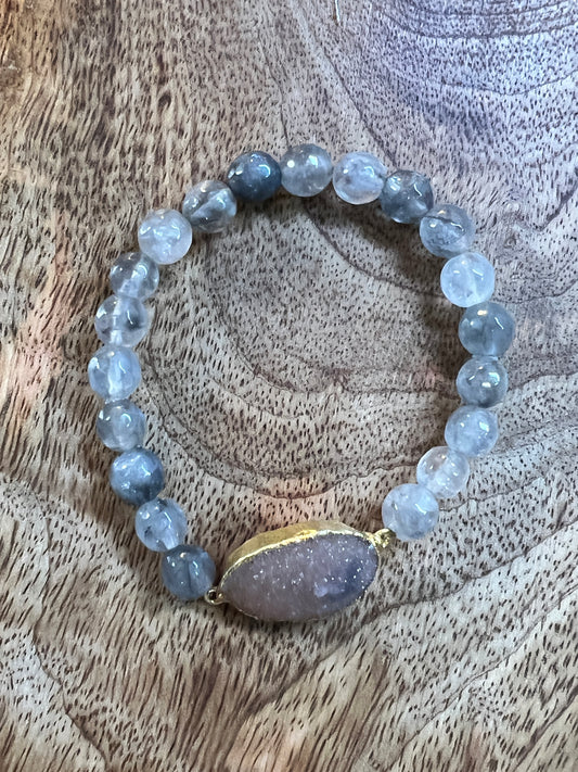 Cloudy Quartz Bracelet
