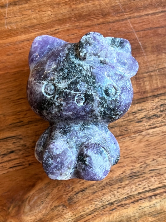 Lepidolite Hello Kitty