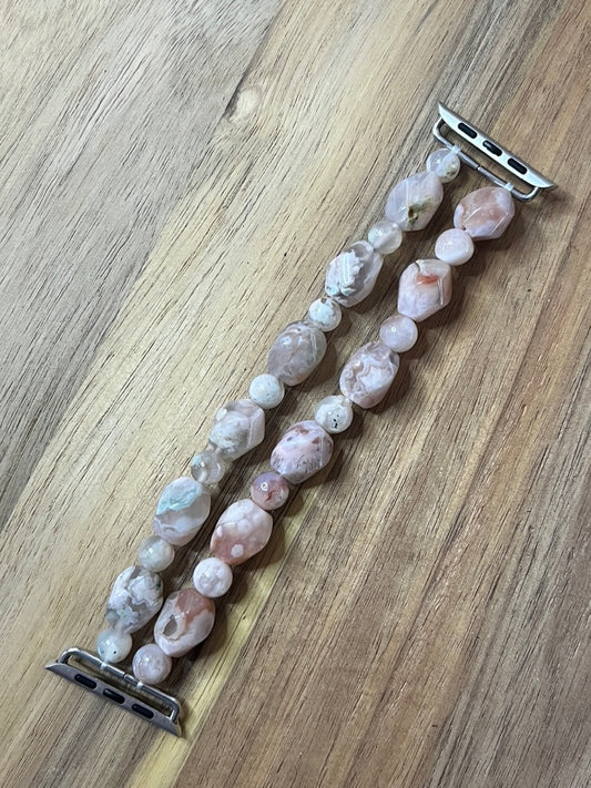 Correa de reloj Flower Agate✨ Apple Watch TAMAÑO Grande/44 mm+